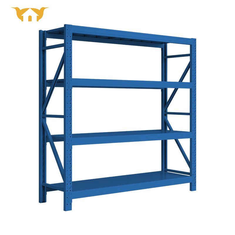 4层货架-蓝色
